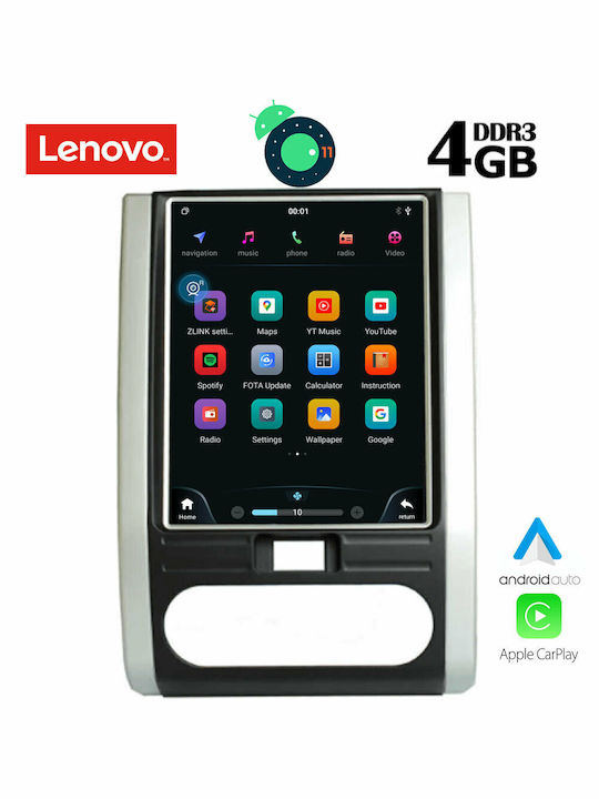 Lenovo Car-Audiosystem für Nissan X-Trail 2007-2013 (Bluetooth/USB/AUX/WiFi/GPS/Apple-Carplay) mit Touchscreen 9.7" DIQ_SSX_9967