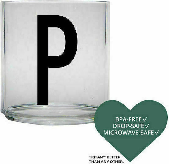 Design Letters Glas Wasser aus Plastik 1Stück Design Letters Glas Wasser aus Plastik 1Stück