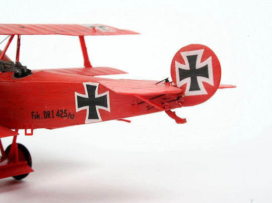 Revell Fokker DR. 1 Triplane Φιγούρα Μοντελισμού Αεροπλάνο Κόκκινη 37 Κομματιών σε Κλίμακα 1:72 με Κόλλα και Χρώματα 8.1x10.1εκ.