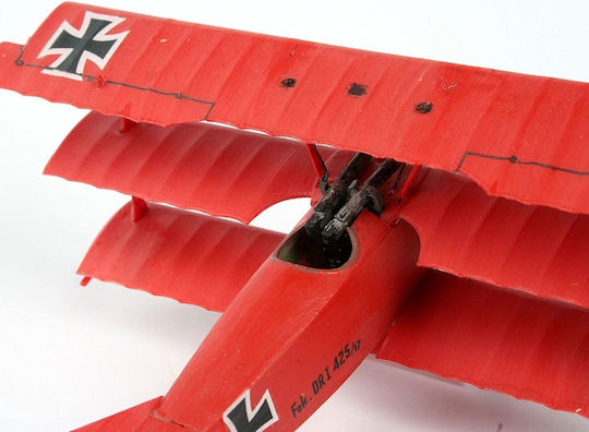 Revell Fokker DR. 1 Triplane Φιγούρα Μοντελισμού Αεροπλάνο Κόκκινη 37 Κομματιών σε Κλίμακα 1:72 με Κόλλα και Χρώματα 8.1x10.1εκ.