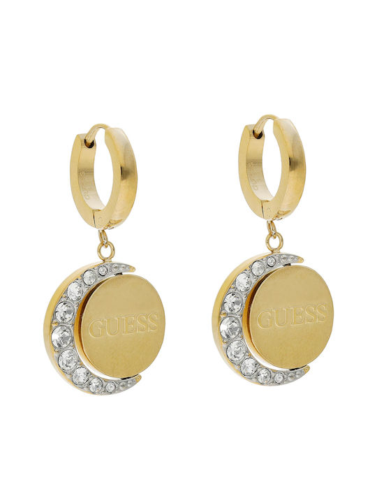 Guess Earrings Pendants made of Steel Gold Plated