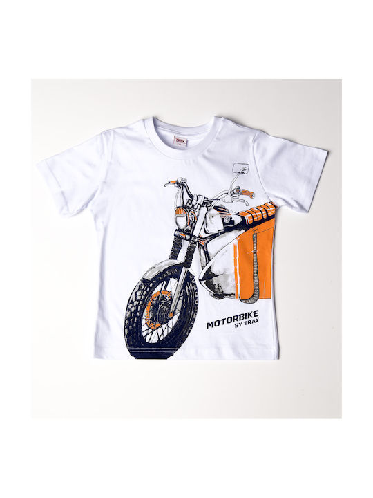 Trax Tricou pentru copii Alb