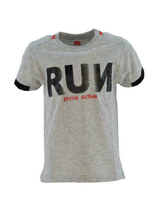 Joyce Kinder-T-Shirt Gray Run