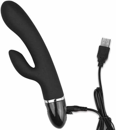 Lovetoy O Sensual Clit Duo Climax Δονητής Rabbit 20.8cm Μαύρος