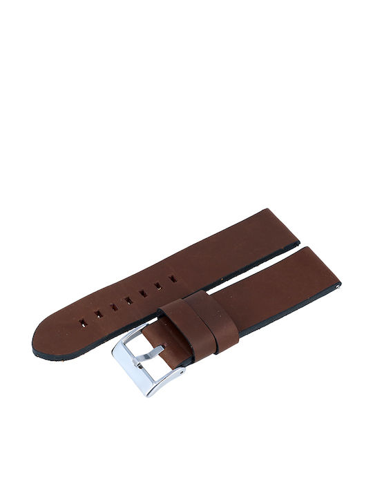 Diloy Straps Leather Strap Brown 24mm