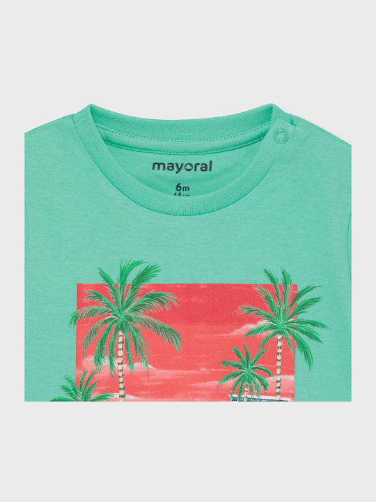 Kids' T-shirt Turquoise Ecofriends