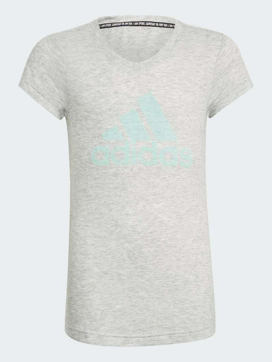 Kinder-T-Shirt Gray Performance