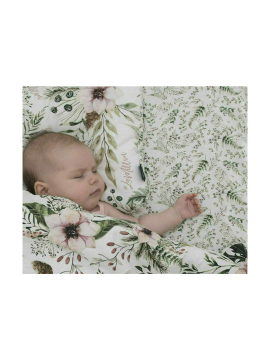 La Millou Blossom Forest Baby Sheet Crib Cotton Fitted White 70x140cm