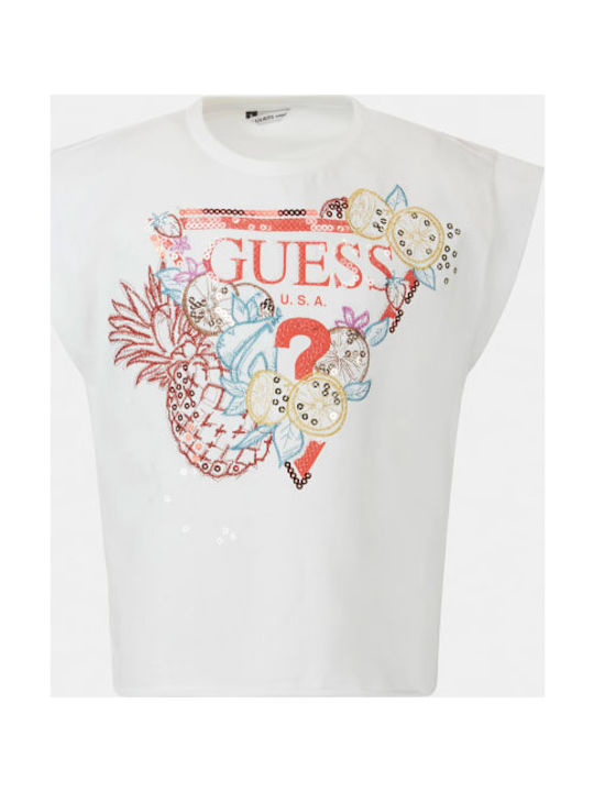 Guess Kids T-shirt White