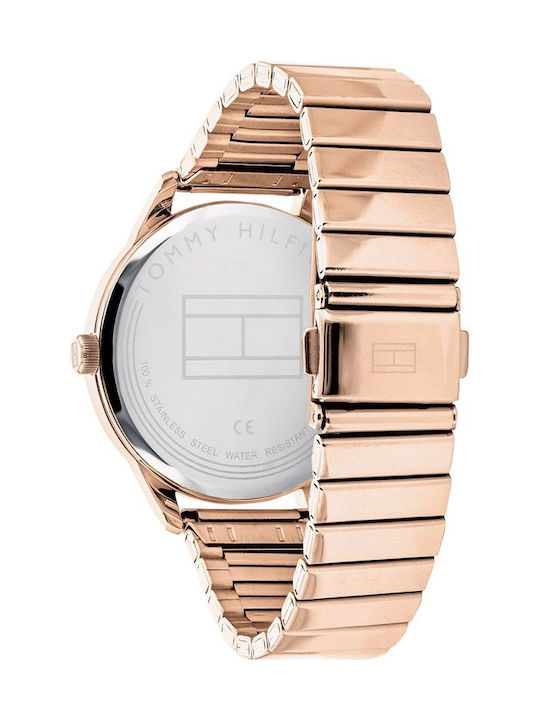 Tommy Hilfiger Brooke Women's Watch with Pink Gold Metal Bracelet