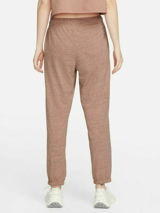 Nike Hohe Taille Damen-Sweatpants Jogger Beige