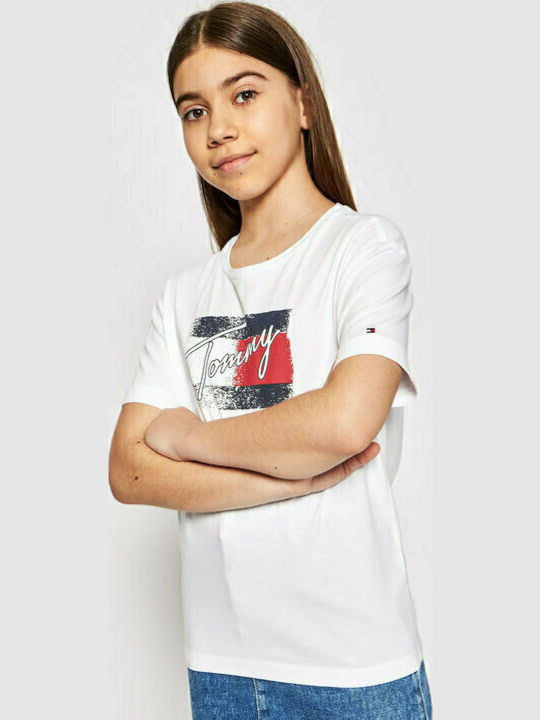Kids' T-shirt White Flag