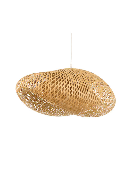 GloboStar Mexico Lustră Bej Boem Rețea cu Dulie E27 85x55x36cm.