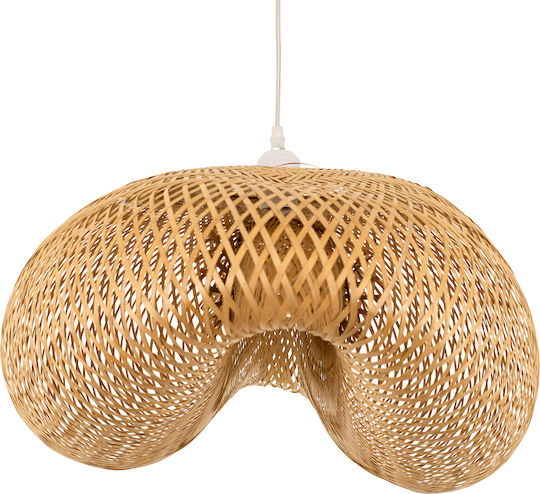 GloboStar Mexico Lustră Bej Boem Rețea cu Dulie E27 85x55x36cm.