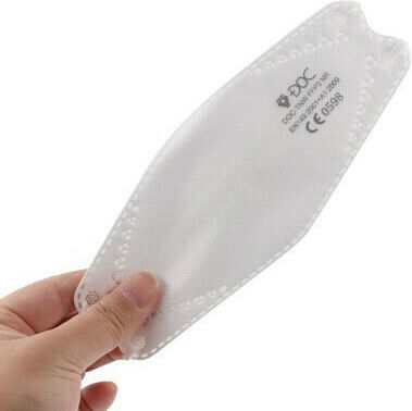 Doc High Protection Mask FFP3 NR Protective Mask FFP3 White 1pcs