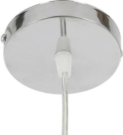 GloboStar Mexico Hängelampe Beige Boho Raster mit Fassung E27 65x46x30cm.