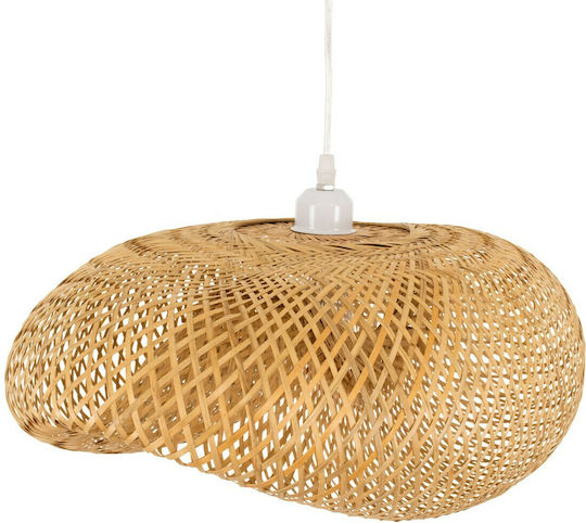 GloboStar Mexico Hängelampe Beige Boho Raster mit Fassung E27 65x46x30cm.