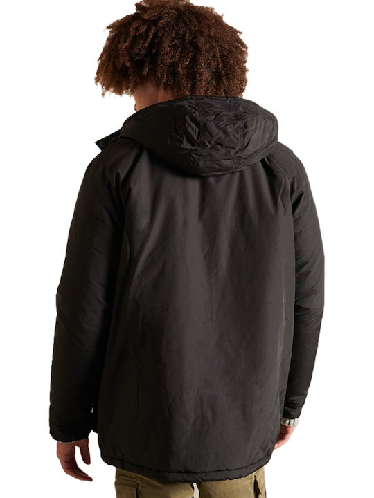 Mountain Winter Jacke Parka Schwarz