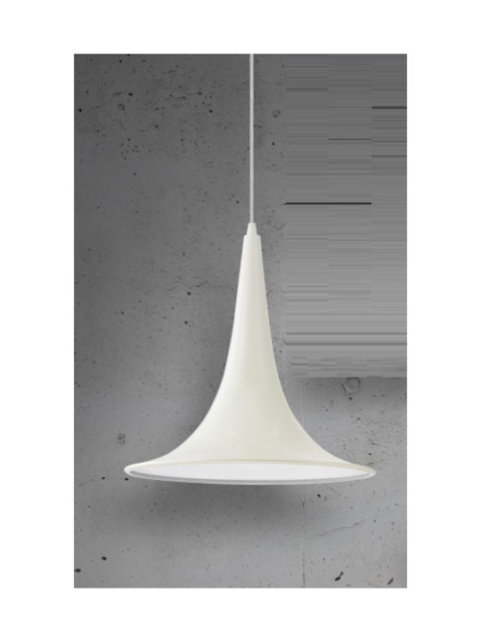 Luma Pendant Light Single-Light Bell Beige