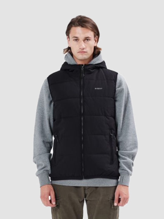 212.BM10.150 Geacă Fără Mâneci De Iarnă Puffer Neagră