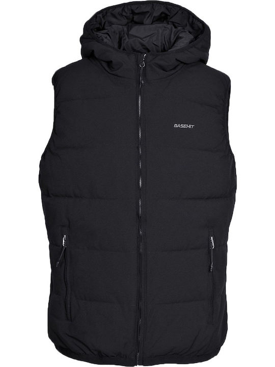 212.BM10.150 Geacă Fără Mâneci De Iarnă Puffer Neagră