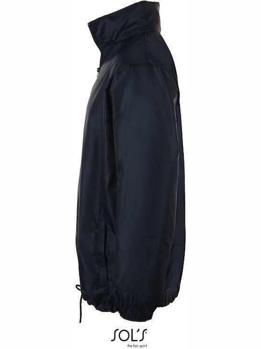 Winter Jacket Waterproof and Windproof Navy Blue