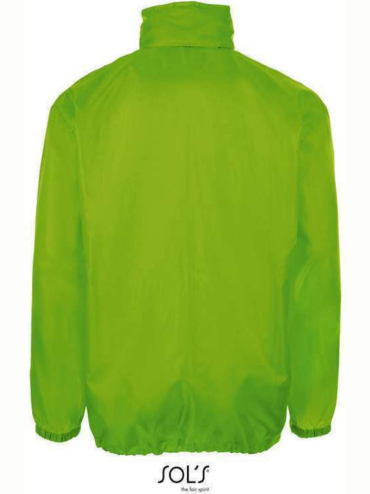 Sol's Men's Winter Jacket Waterproof and Windproof Green