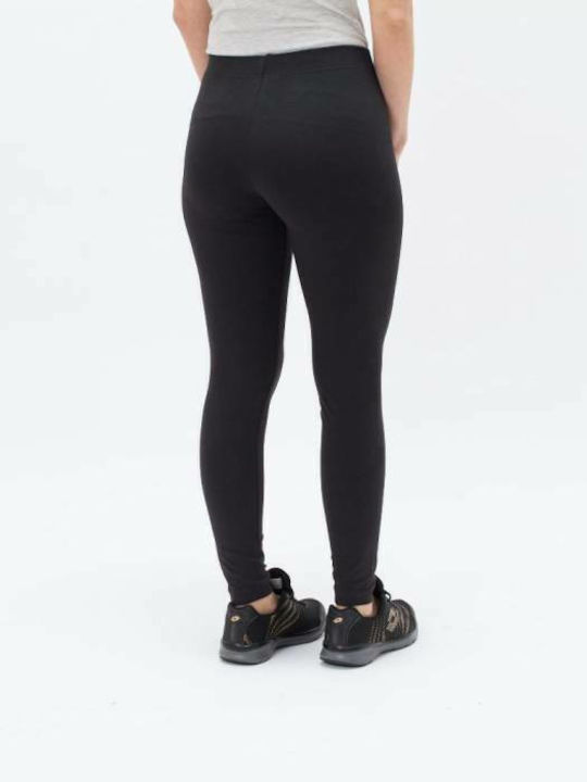 Kinder Leggings Sport Lang Schwarz