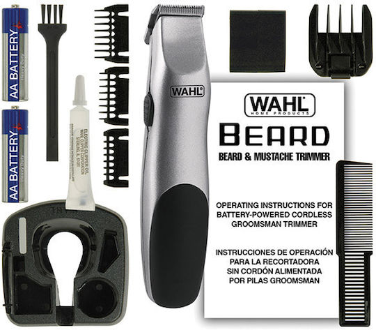 Wahl Professional GroomsMan 9906-2017 Rechargeable Hair Clipper Silver
