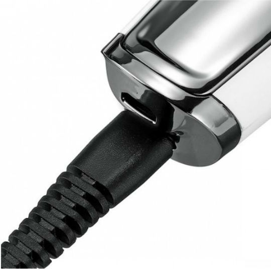 Kemei Rechargeable Hair Clipper Silver KM-5027