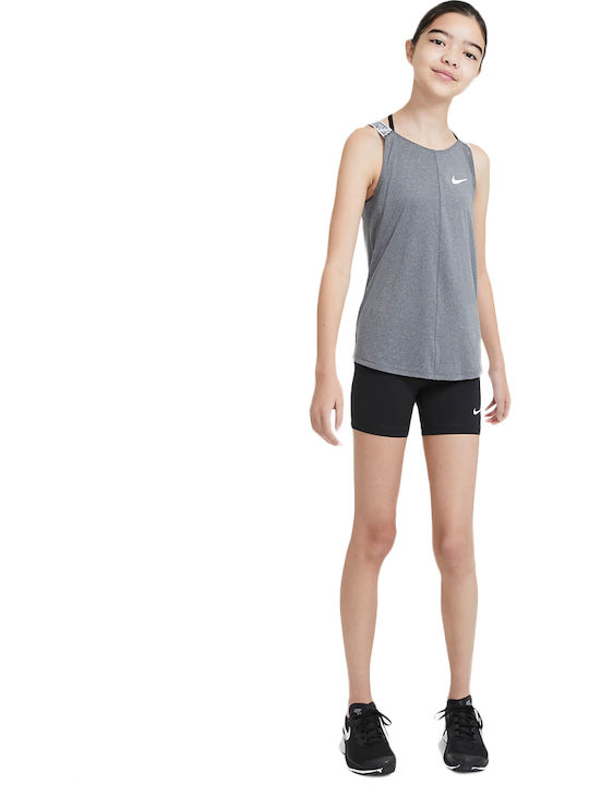 Παιδικό Κολάν Αθλητικό Κοντό Dri-Fit Μαύρο Pro