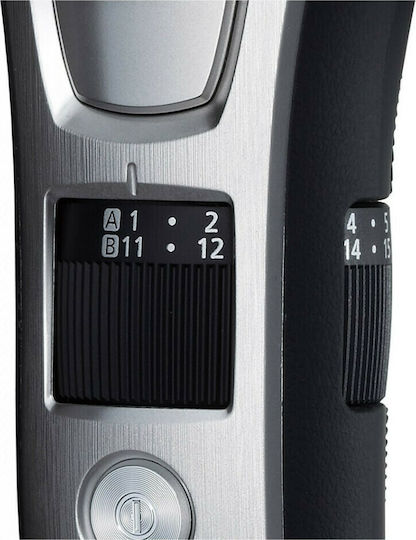 Panasonic Επαναφορτιζόμενη Κουρευτική Μηχανή Black ER-GB80-H503
