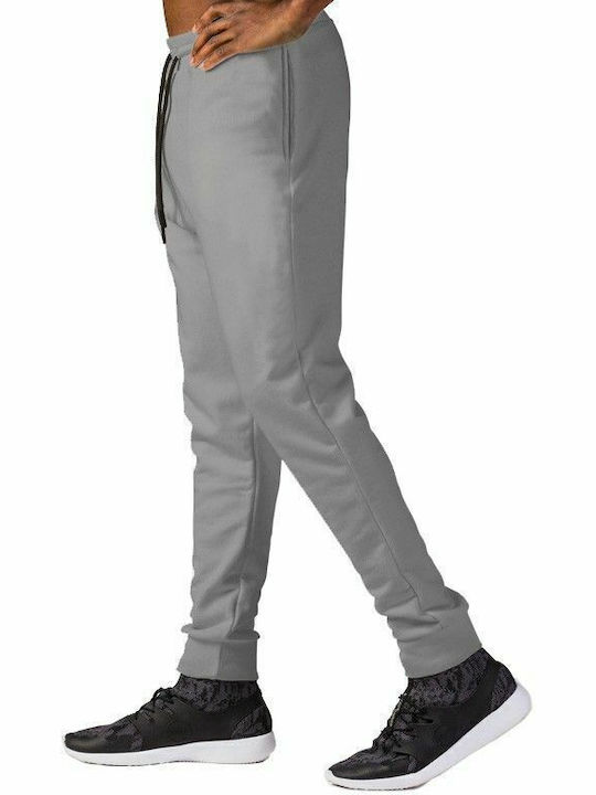 Sweatpants Trousers With Elastic Gray