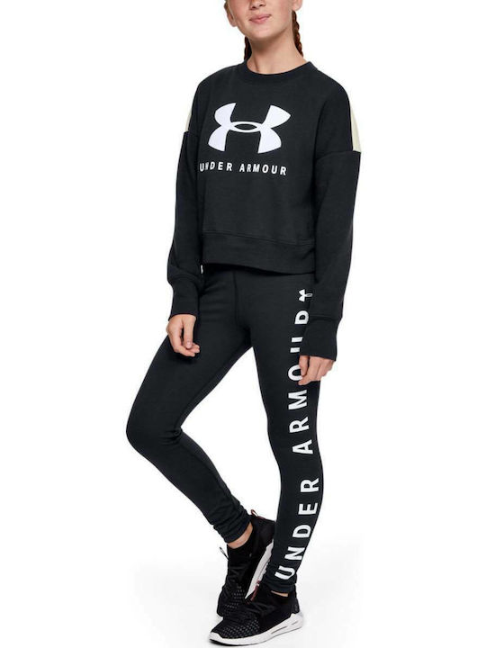 Kids Legging Sports Long Black Sportstyle Branded