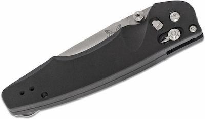 Benchmade Emissary Pocket Knife Black with Blade made of Stainless Steel in Sheath