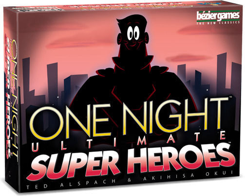 Board Game One Night Ultimate Super Heroes for 3-10 Players 8+ Years Old (EN) Bezier Games