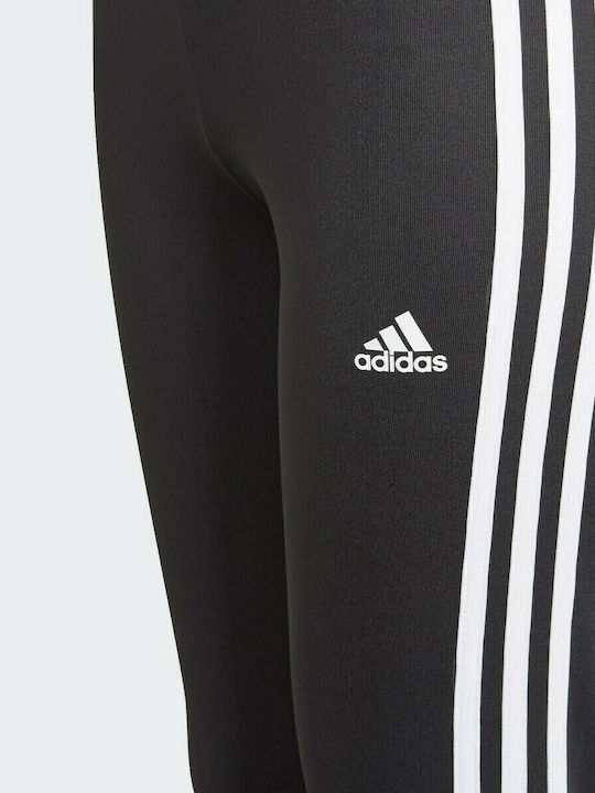 Kids Legging Sports Long Black 3 Stripes