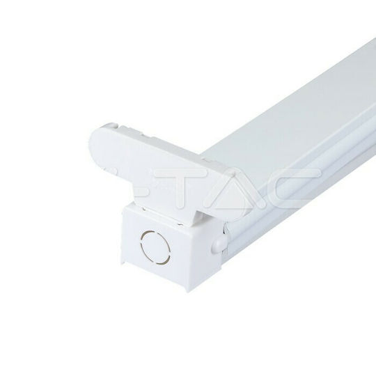 V-TAC Осветително тяло Еднократен с 2 места за LED лампи T8 150бр