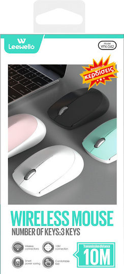 Leewello YPX-042 Ασύρματο Bluetooth Ποντίκι Πράσινο