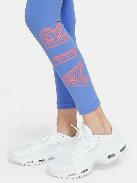 Kids Legging Sports Long Blue Air