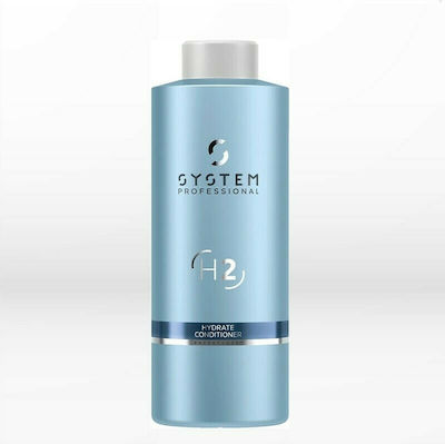 System Professional Η2 Conditioner Hydration for All Hair Types 1000ml