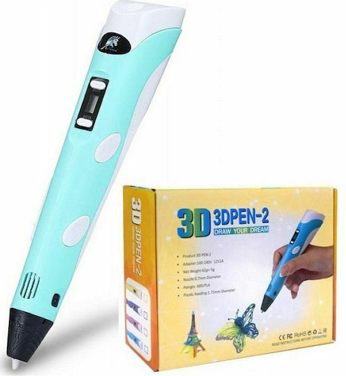 3D-Stift 3D-Druck Light Blue für Kinder ab 8+ Jahre Jahren