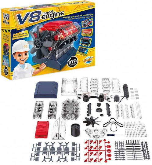 Buki Plastic V8 Engine Construction Toy For Children 10+ Years
