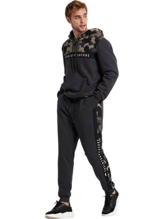 Sweatpants with Elastic Gray
