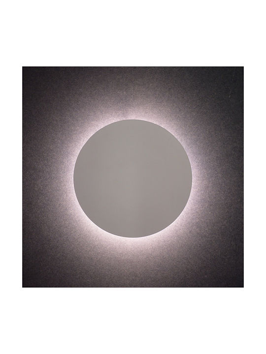 Aca Eclipse Modern Lamp Wall with Integrated LED and Warm White Light 22x6x6cm