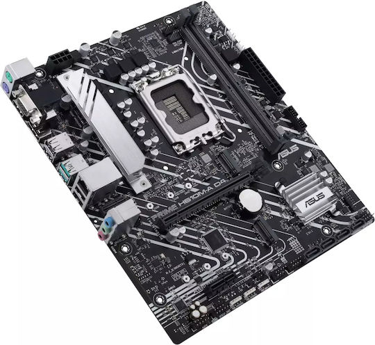 Asus Prime H610M-A D4-CSM Motherboard Micro ATX με Intel 1700 Socket 90MB19P0-M0EAYC