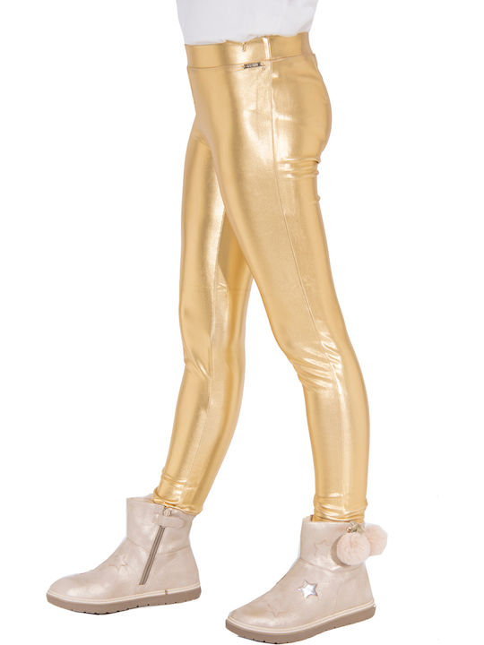 Kids Legging Long Gold