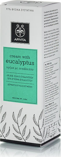 Apivita Eycalyptus Cremă cu Eucalipt pentru Ușurința Respirației 40ml