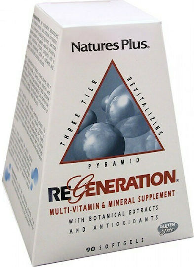 Nature's Plus Regeneration Multivitamin for Energy 90 Softgels