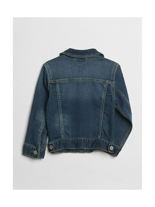 GAP Kinderjeansjacke Kurz Blau